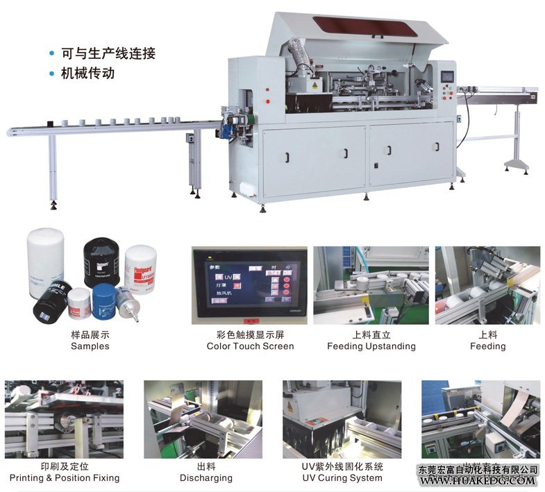 Automatic UV Screen Printing Machine for Car Filter