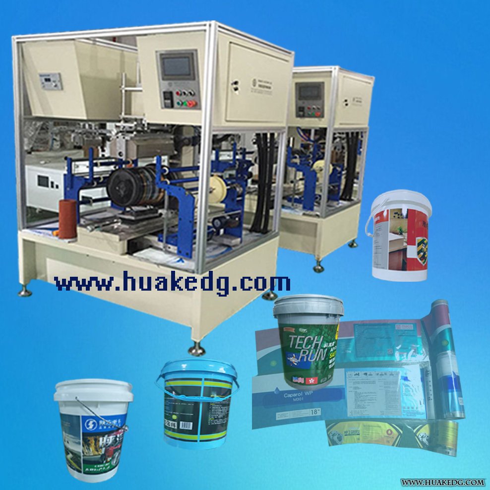 Automatic Hot Stamping Machine for Pails Jars Buckets