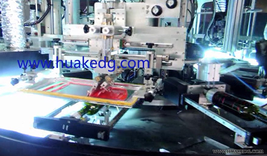 Automatic UV Screen Printing Machine for Wine Bottles