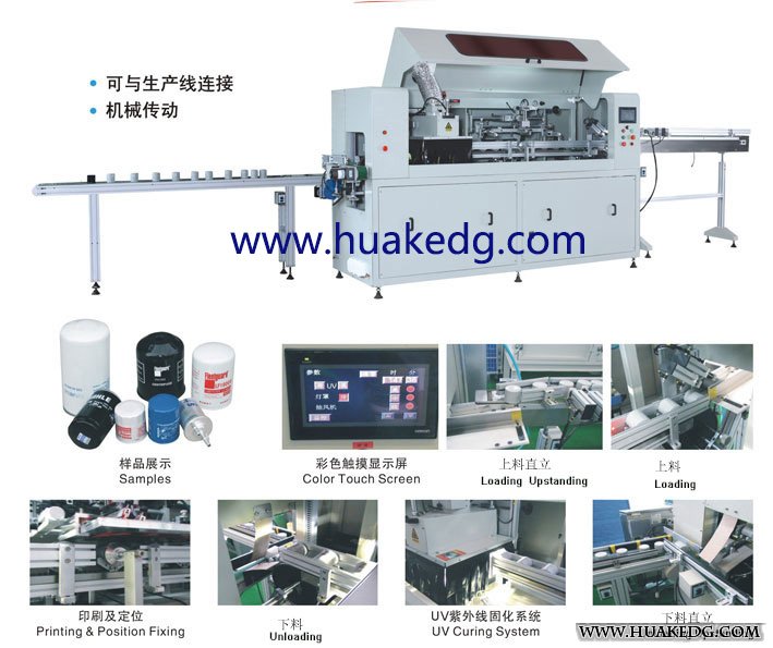 Automatic UV Screen Printing Machine for Car Filters