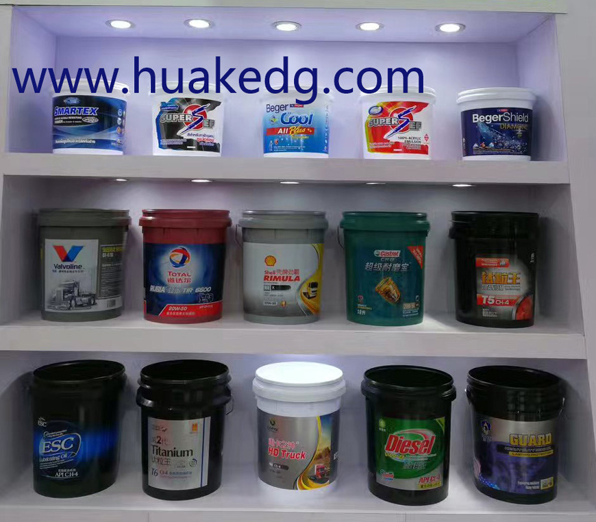 Automatic 4 Colors Silk Screen Printer On Buckets