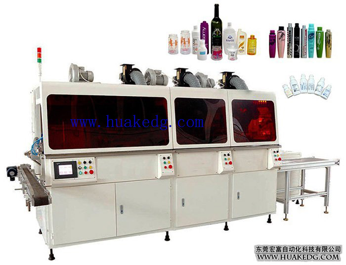 Automatic Screen Printer On Bottles