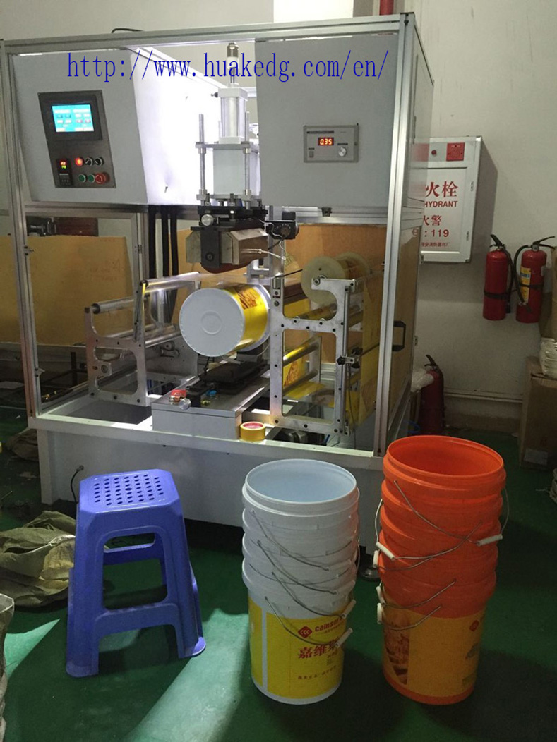 Heat Transfer Machine On Plastic Barrel