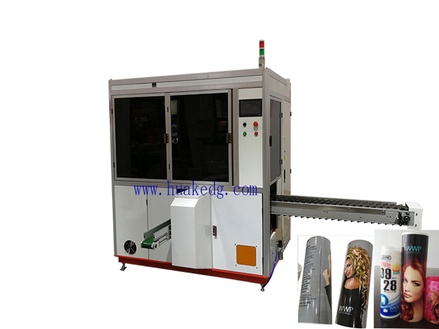 Hot Stamping Machine On Bottle