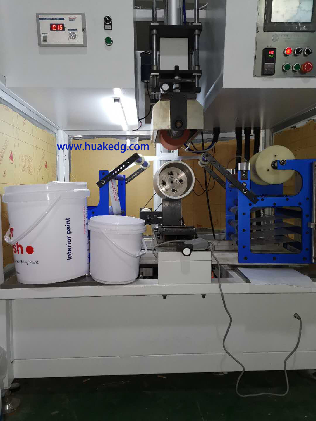 圆桶涂料桶自动印刷设备