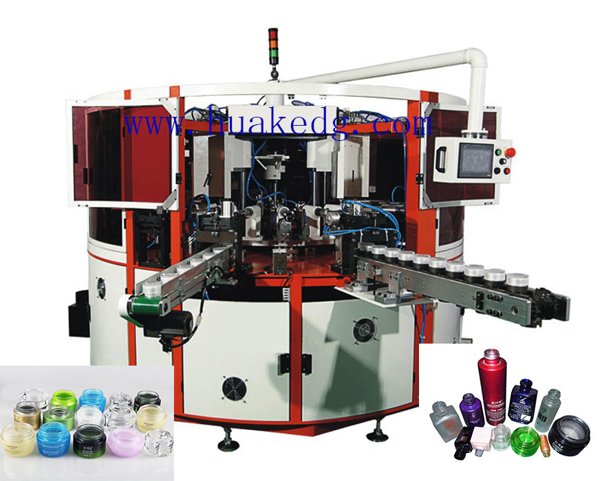 Automatic Screen Printer on Bottle