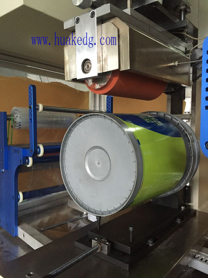Heat Transfer Machine on Plastic Paint Bucket