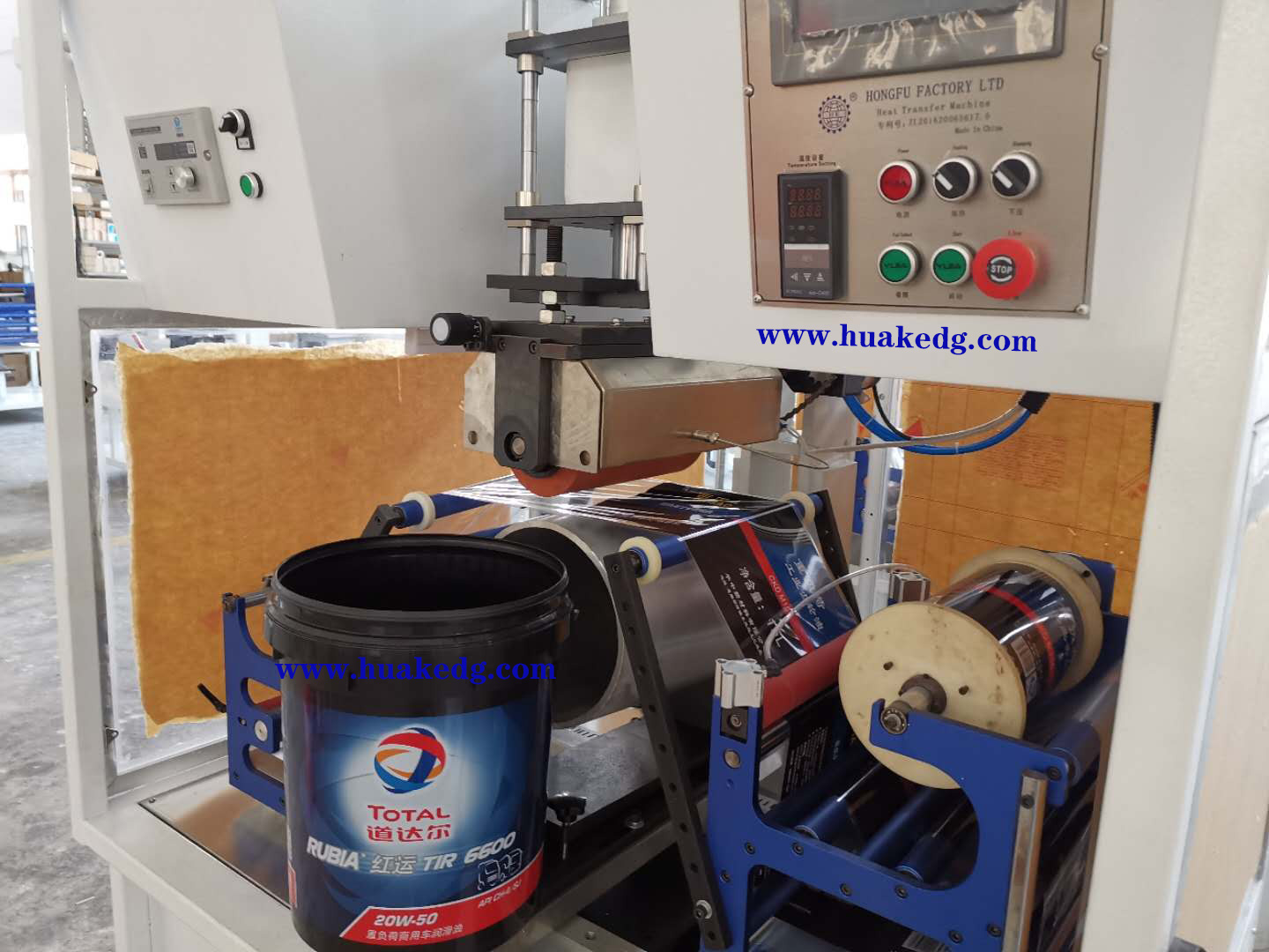 Buckets Label Heat Transfer Machine