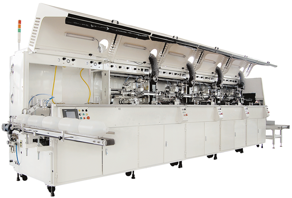HK-S275/S275F Automatic Multi-color Screen Printing Iine